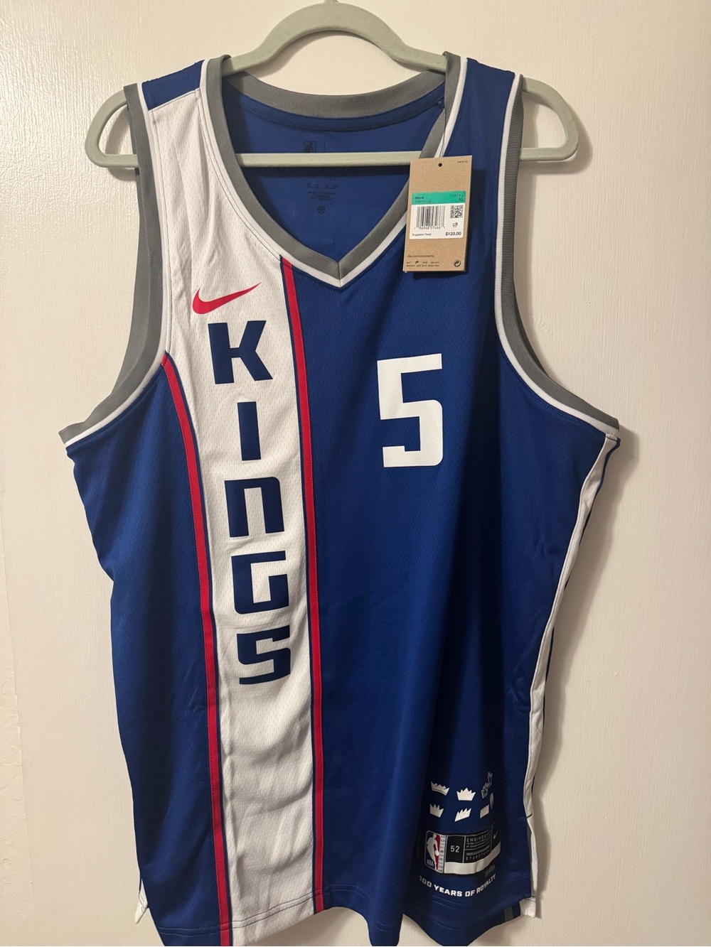 De'Aaron Fox Sacramento Kings Nike City Edition Swingman Jersey 2023/24 NBA Men